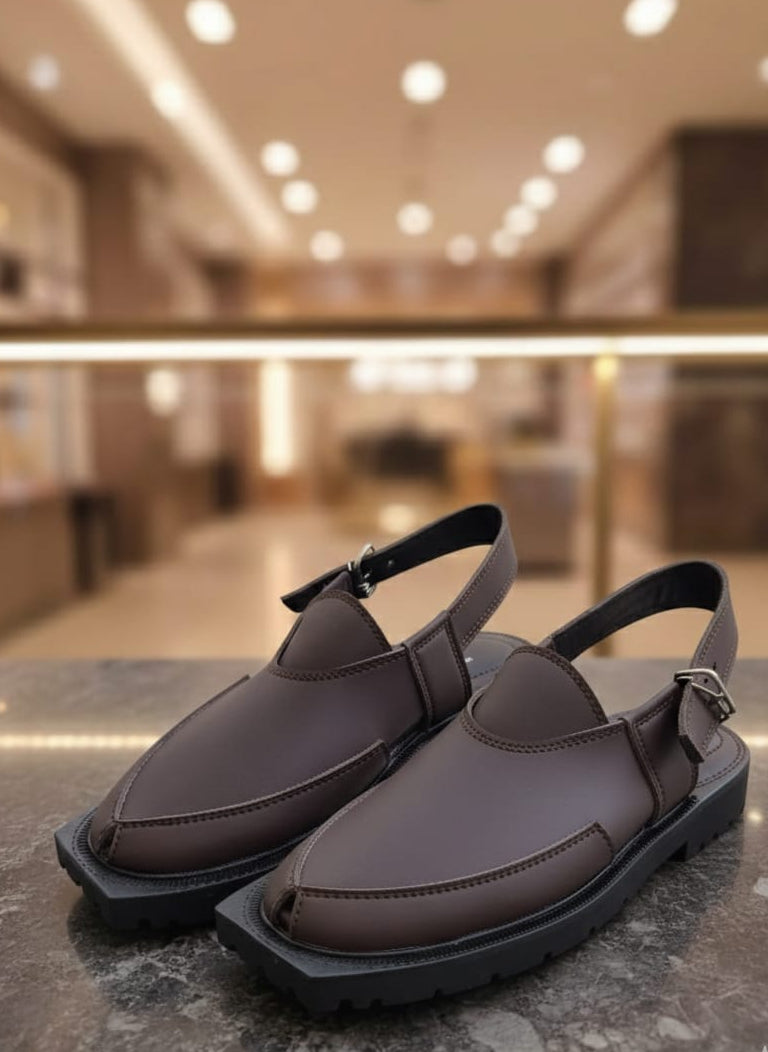 Classic Brown Peshawari Sandal