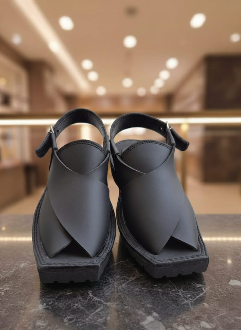 Black Peshawari Sandal