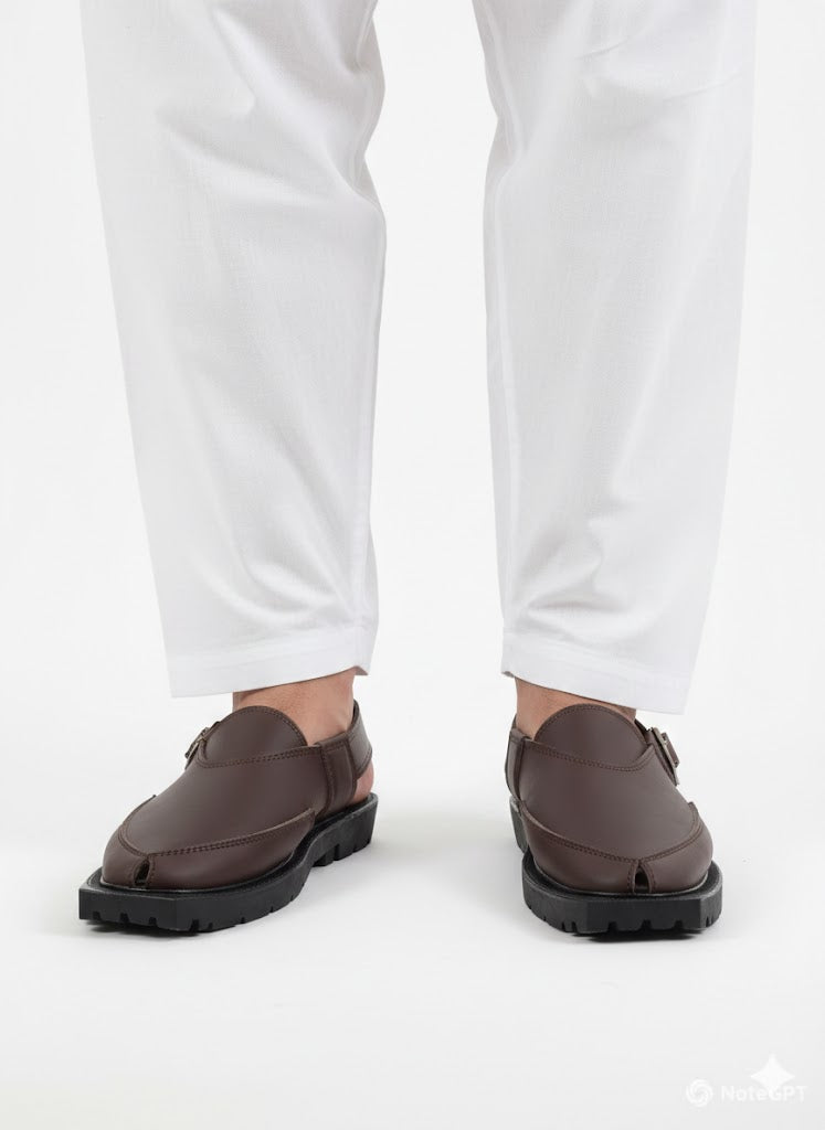 Classic Brown Peshawari Sandal