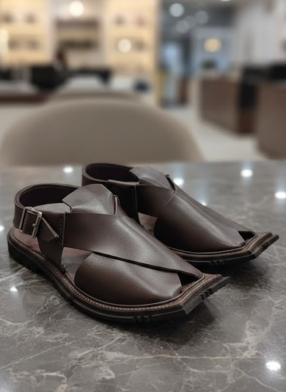 Heritage Dark Brown Peshawari Sandal