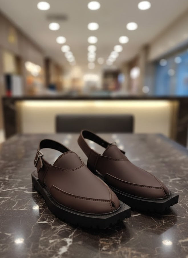 Classic Brown Peshawari Sandal