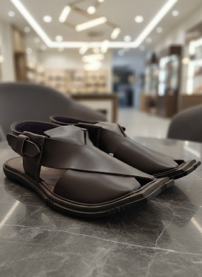 Heritage Dark Brown Peshawari Sandal